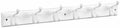 National Hardware S827-071 Hookrail, 6 White Hooks, 27 In. White Board - Quantity 4