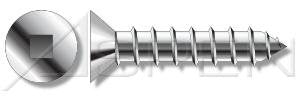 (2000pcs) #6 X 1/2' Flat Countersunk Square Self Tapping Screws, Stainless Steel 18-8, Ships Free in USA by Aspen Fasteners