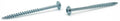 #8 x 3 1/2' Deep Thread Wood Screws/Square/Round Washer Head/Steel/Zinc / 1300 Pc. Carton