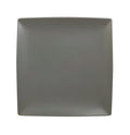 A-to-Z Supply 29007SG Plate, 7-1/4' x 7-1/4', 1/2' deep, Square, Break-Resistant, Dishwasher Safe, BPA Free, Melamine, Classic, Stone Grey, NSF, Pack of 12
