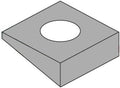 3/8' Square Bevel Malleable Iron Washers, Zinc RoHS Compliant (Quantity: 600 pcs) - Inside Diameter: 3/8' inches