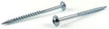 #8 x 2 1/2' Deep Thread Wood Screws/Square/Round Washer Head/Steel/Zinc/Type 17 Pt / 1000 Pc. Carton