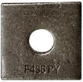 1/2' Square Beveled F436 Hardened Washer Plain Finish (Quantity: 180 pcs) - Inside Diameter: 1/2' inches