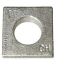 (35pcs) 1 1/2' Square Beveled Malleable Washer, Hot Dip Galvanized (HDG) (inch), Size: 1-1/2'