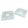 (125 Pieces) 3/4 x 3 Steel Square Plate Washer Hot Dip Galvanized