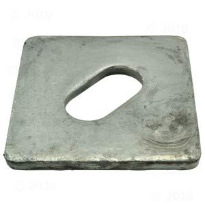 3/4 x 3 x 3 x 1/4 EQ Code Square Washer (60 Pieces)