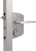 LOCINOX Surface Mounted Gate Lock - LAKQ4040 U2 Silver (40mm - 60mm)