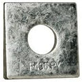 1/2' Square Beveled F436 Hardened Washer Hot Dip Galvanized (HDG) (Quantity: 180 pcs) - Inside Diameter: 0.53 inches, Square Dimensions: 1.75 x 1.75, Thickness: 0.45 to 0.31 to .160