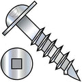 10-9X1 1/4 Square Recess Round Washer Head Deep Thread Wood Screw 2/3 Thread Zinc (Pack Qty 3,500) BC-1020DQRWD by Shorpioen