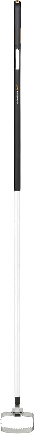 Fiskars Xact Push-Pull Weeder 135 mm, Length: 167.5 cm, Width: 13.5 cm, Black/Orange, Stainless Steel/Plastic, 1027042