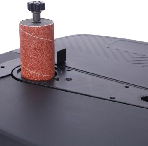 Vertical Oscillating Spindle Sander & Belt Sander, 2 IN 1 Combination Woodworking Machine 1-17/32' dust port, 5 Sanding Sleeves, 1575-2000RPM Adjustable Speed Control for Woodworking Projects