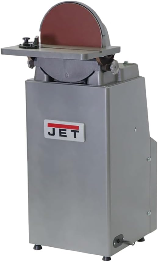 JET 12-Inch Disc Finishing Machine, 1960 RPM, 1.5 HP, 115/230V 1Ph (J-4400A)