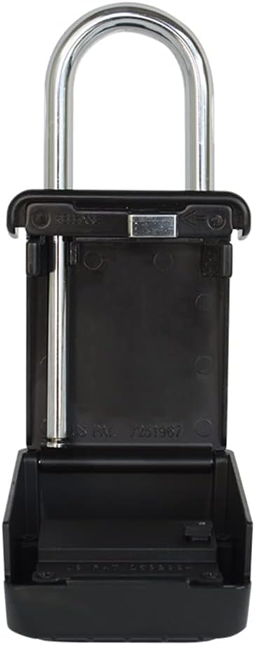 Key Lockbox Hide A Key Outdoor Hanging Lock Box Keysafe for Keys with Set Your Own 4 Digit Combination Code - Vault Locks 3200 (12)