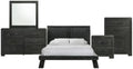 Picket House Furnishings Kenn Full Panel 5PC Bedroom Set in Black