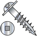 8-11X1 1/4 Square Recess Round Washer Head Deep Thread Type 17 Wood Screw 2/3 Thread Zinc (Pack Qty 3,000) BC-0820DQRW17D By Shorpioen