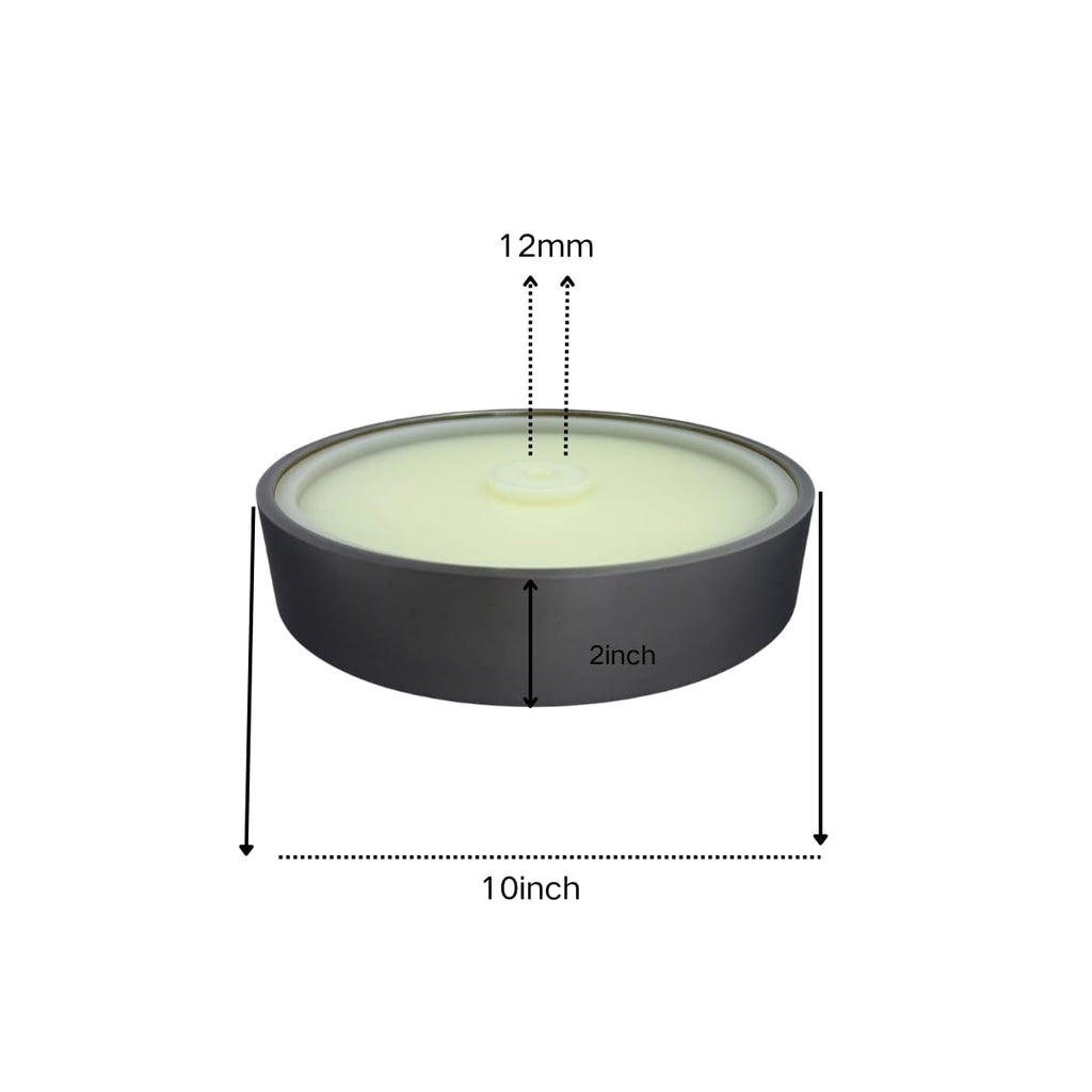 CBN10-inch 600 grit Grinding Wheel, Designed for Sharpening high-Speed Steel Tools, Lathe Tools, and Chisel Sets.Dimensions: 12mm Arbor Fitment, Width, (600-grit)