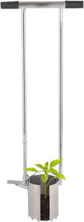 Gardening Plant Transplanter – Long Handled Planter, Bulb Planting Tool, Heavy Duty Manual Weeder with Comfortable Handle | Practical Vegetable Flower Garden Lawn Planting Maintenance Use