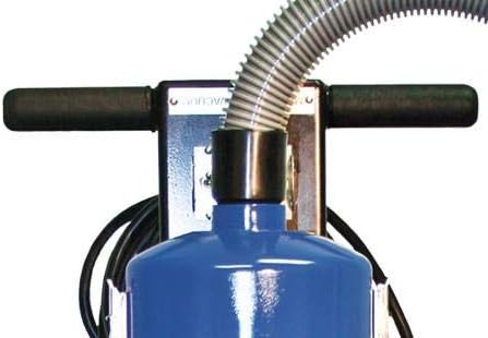 Onfloor® 16 Inch 1.5 HP Wood Floor Sander with a Powerful 1 HP On-Board Vacuum. Excellent for Deck and Hardwood Floor Restoration, Resurfacing, Sanding and Dust Control with Rubber Brush Skirt