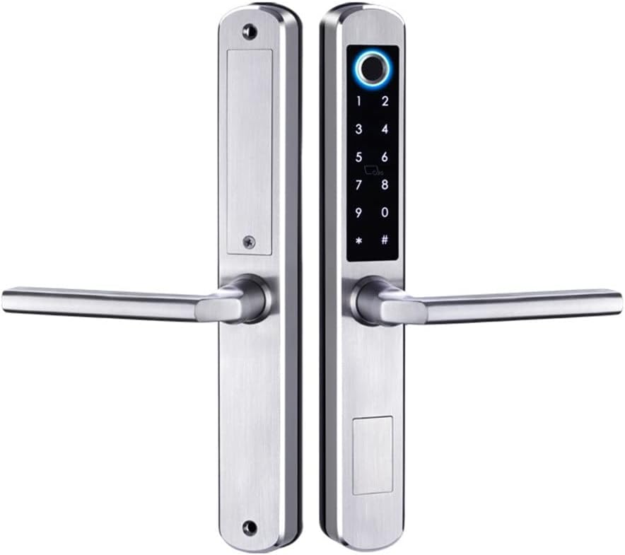 Waterproof Outdoor Gate Lock Fingerprint APP Code Keyless Smart Electronic Door for Aluminum Door/Iron
