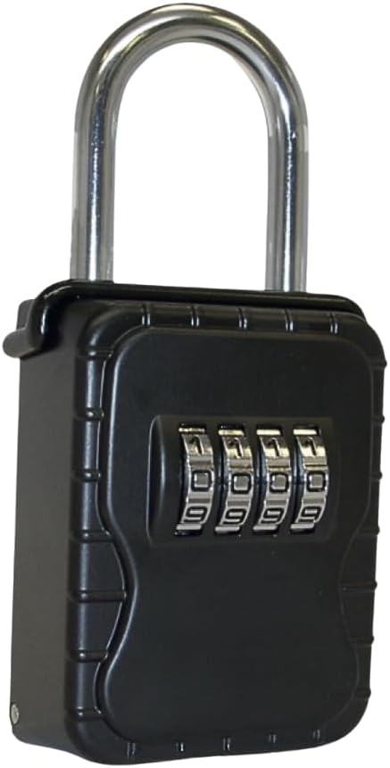 Key Lockbox Hide A Key Outdoor Hanging Lock Box Keysafe for Keys with Set Your Own 4 Digit Combination Code - Vault Locks 3200 (12)