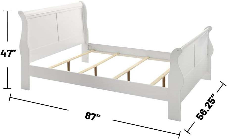 Coaster Louis Philippe Full Bed 4-Piece Set, White