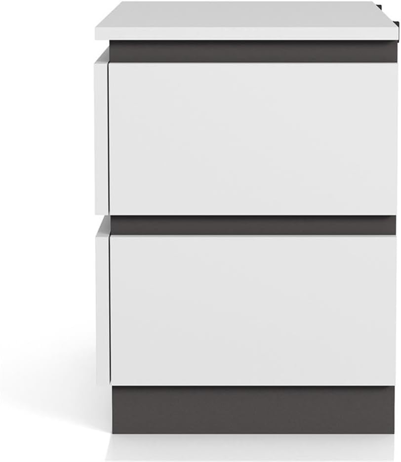 Furniture of America FOA Misti 3-Piece White Wood Bedroom Set - Queen + 2 Nightstands