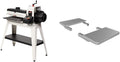 JET 16' x 32' Oscillating Drum Sander, 10 FPM, 1Ph 115V (JWDS-1632OSC) & Infeed/Outfeed Tables (723521),Silver