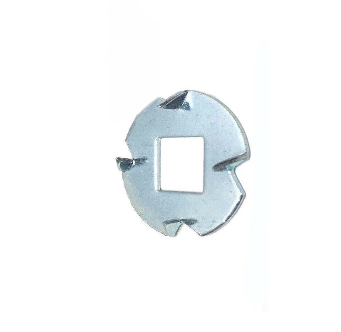 Pr-Mch Package of 100, 1/2' Anti-Turn Washers Square Shouldered Fasteners/Carriage Bolts Set Kit #DR-D6253D