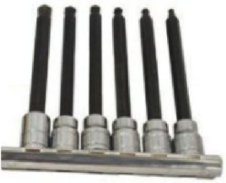 12pc 3/8'dr 5' Extension SAE+Metric BALL POINT HEX KEY BIT SOCKET SET