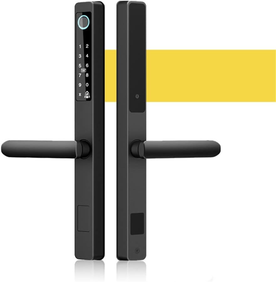 Waterproof Outdoor TUYA Fingerprint Lock APP Code Keyless Smart Electronic Door for Aluminum Door/Iron Gate