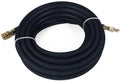 4000 PSI Pressure Washer Hose 3/8 in x 100 ft Black 1-Wire | Single wire braid, heavy duty tough cover, quick connect couplers included, rated 275F hot and cold water
