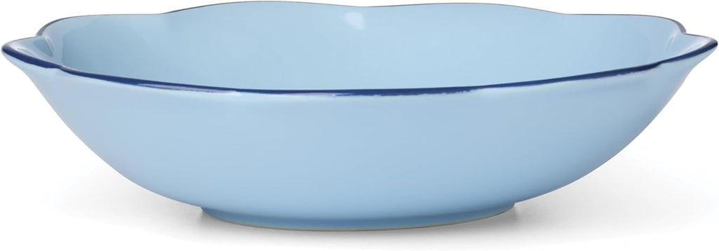 Kate Spade Dinnerware Set, Garden Party Blue 16-Piece Dinnerware Set, Service For 4, Stoneware Material, Dishwasher Safe, Microwave Safe, Home, Bowls, Dish Sets, Dinner Dishes (Blue, 16 Pieces)