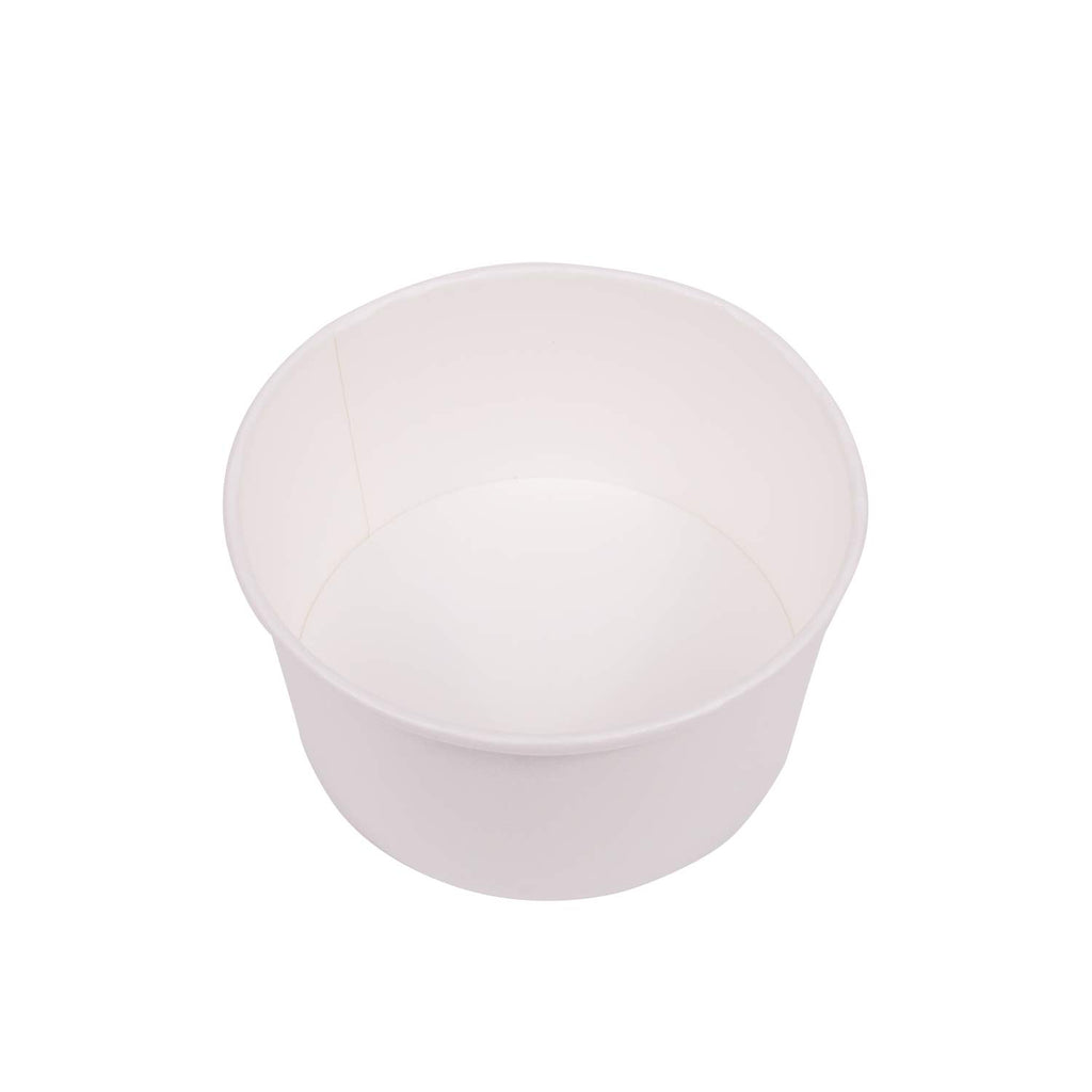 Karat [24oz - 600 ct] Paper Soup Bowls for Hot/ Cold Food - Ideal for Soup, NoodIes, Pasta and Snacks - White (C-KDP24W)
