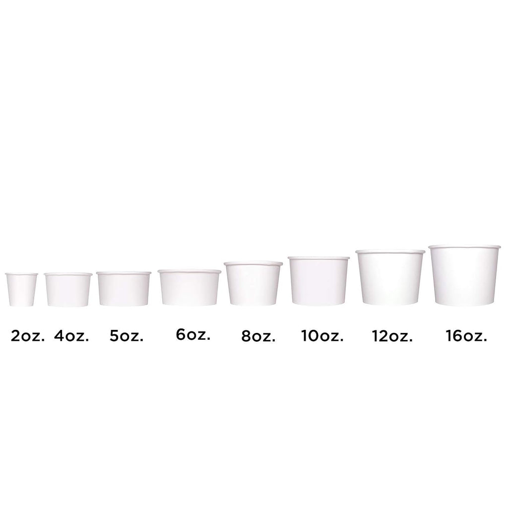 Karat [28oz - 600 ct] Paper Soup Bowls for Hot/ Cold Food - Ideal for Soup, NoodIes, Pasta and Snacks - White (C-KDP28W)
