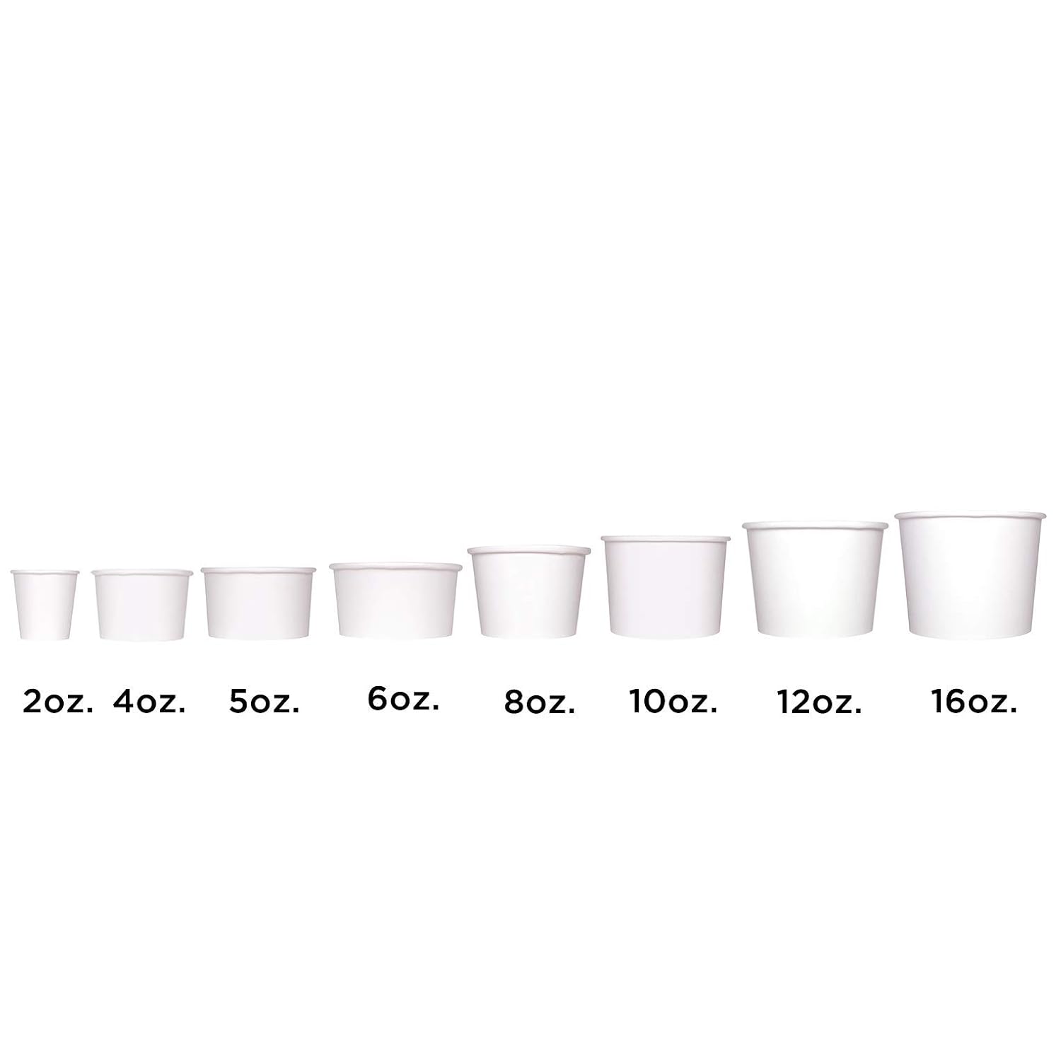 Karat [28oz - 600 ct] Paper Soup Bowls for Hot/ Cold Food - Ideal for Soup, NoodIes, Pasta and Snacks - White (C-KDP28W)