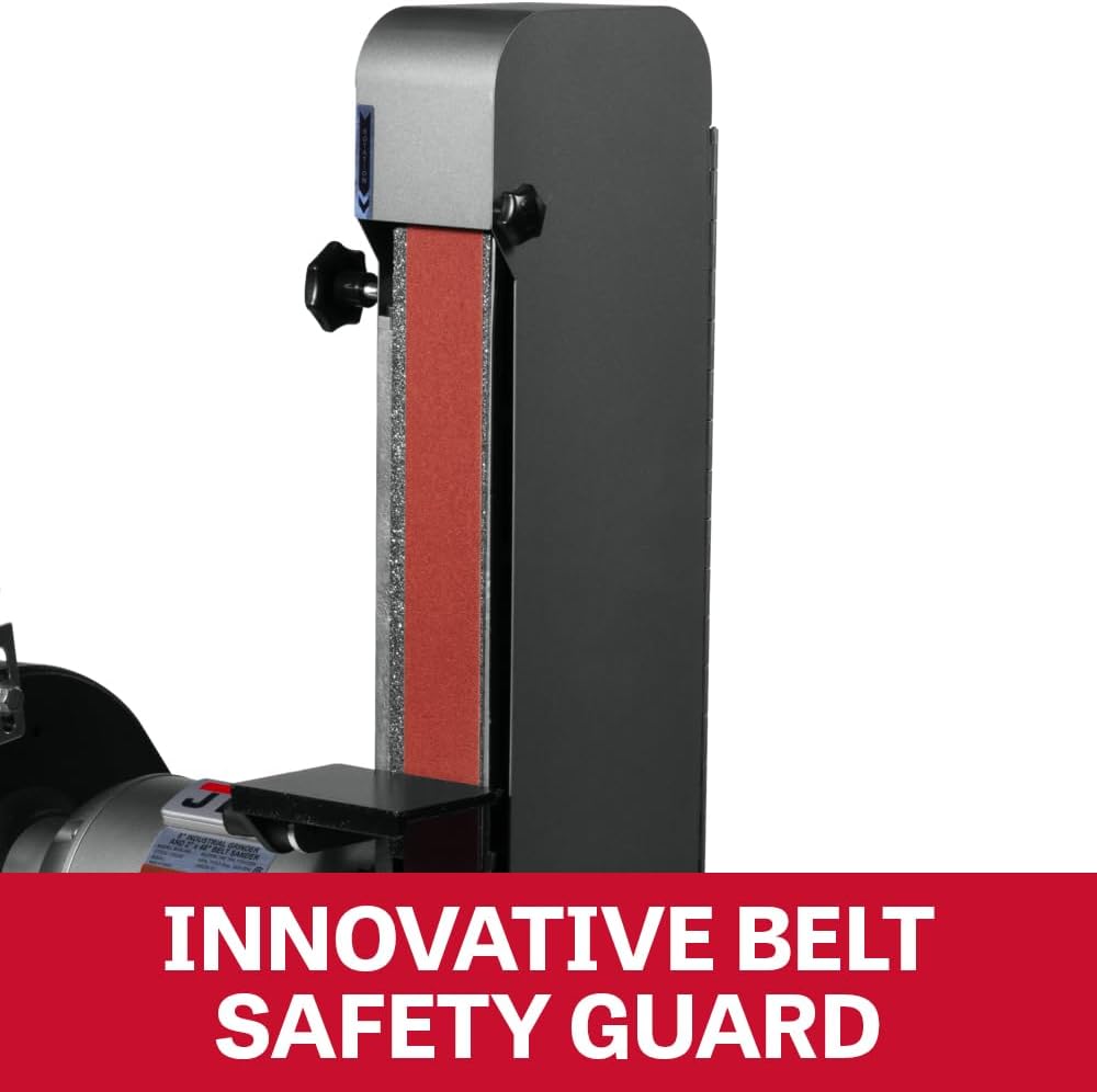 JET 8' Grinder and 2' x 48' Belt Sander, 1 HP, 115/230V 1Ph (Model IBGB-248)