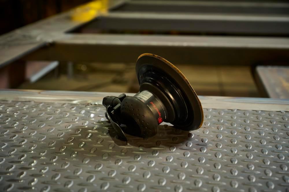 Ingersoll Rand 4151 Random Orbital Air Sander, 3/16' Orbit, 6' Vinyl Pad, 12,000 RPM, 0.2 HP