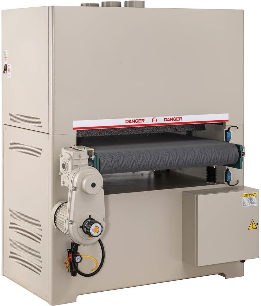 Grizzly Industrial H2934-37' 20 HP 3-Phase Double-Head Wide-Belt Sander