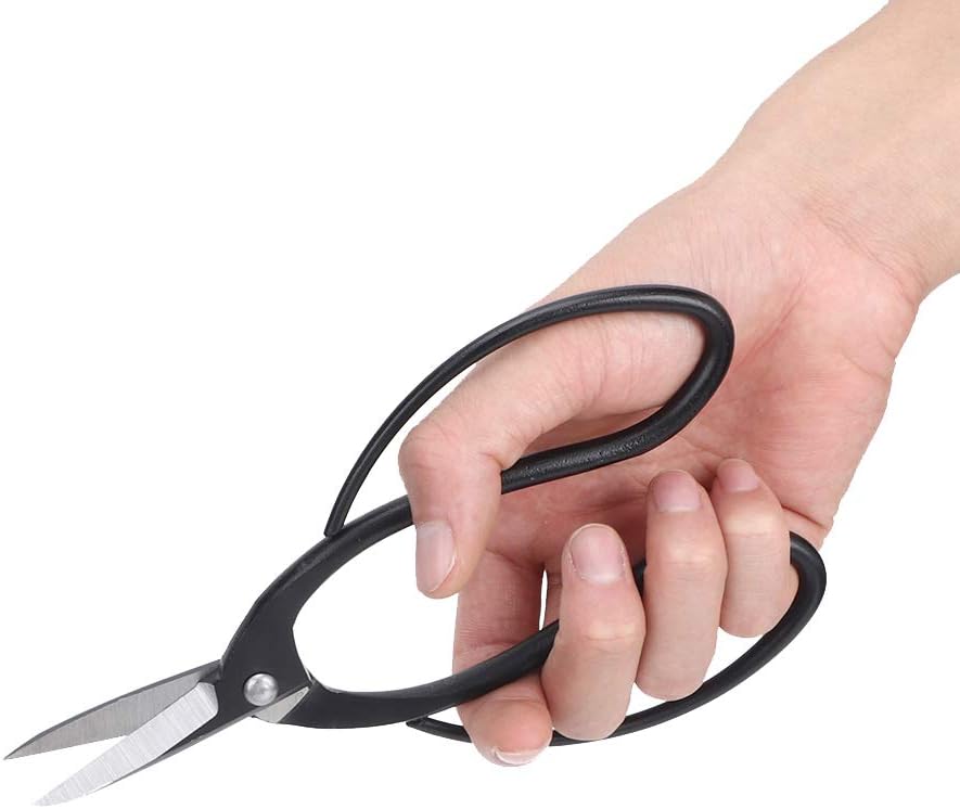 Bonsai Cutting Tools Set, 6Pcs Steel Scissors and Pliers Durable Portable Plant Tree Scissors with a Storage Bag for Gardening Enthusiast