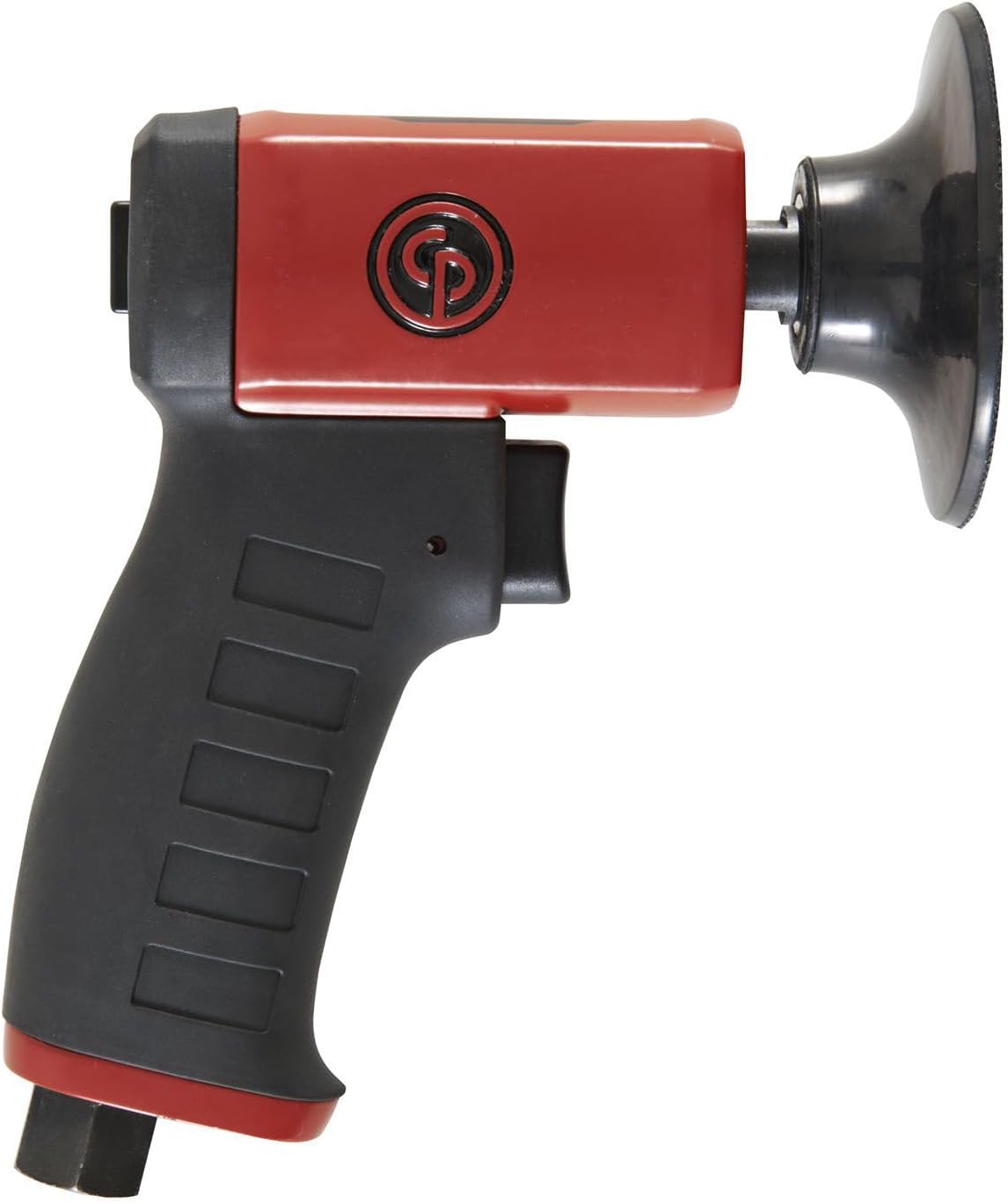 Chicago Pneumatic CP7202D Kit - Air Rotary Sander Tool, Home Improvement, Woodworking Tools, Polisher, Rust Removal, Rotary Tool, Pistol Handle, Hook & Loop, 3 Inch (75 mm), 0.2 HP/ 150W - 15000 RPM, One Size, Factory