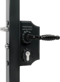 Locinox LAKY Decorative Gate Lock for Jewellery Gates Mortice Lock Powder Coated