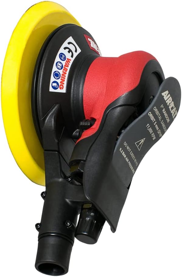 AIRCAT Pneumatic Tools 6700-6-336CV: Central Vacuum Orbital Palm Sander 11,000 RPM