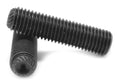 1/4'-20 x 1/2' Coarse Thread Socket Set Screw Knurled Cup Point Alloy Steel Black Oxide Pk 5000