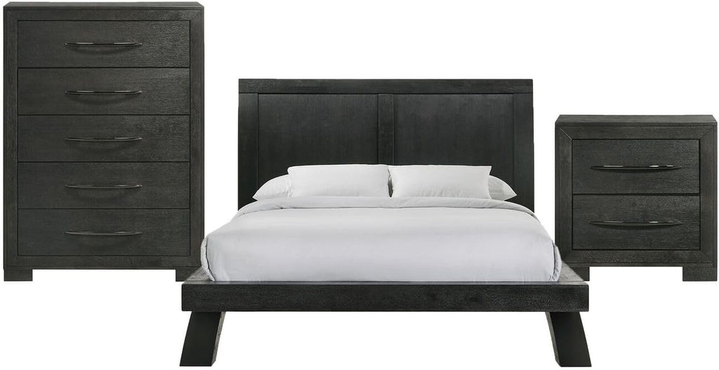 Picket House Furnishings Kenn Full Panel 3PC Bedroom Set in Black
