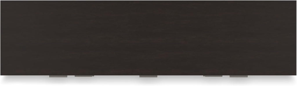 Signature Design by Ashley Covetown Contemporary 7-Drawer Dresser and Mirror with Safety Stop, Dark Brown