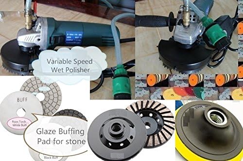 Wet Polisher Grinder Diamond Polishing Pad 10 Pieces 1 Grinding Cup Granite Marble Concrete Polishing Travertine quartz grinding floor polishing Discount sander counter top polishing glaze buff
