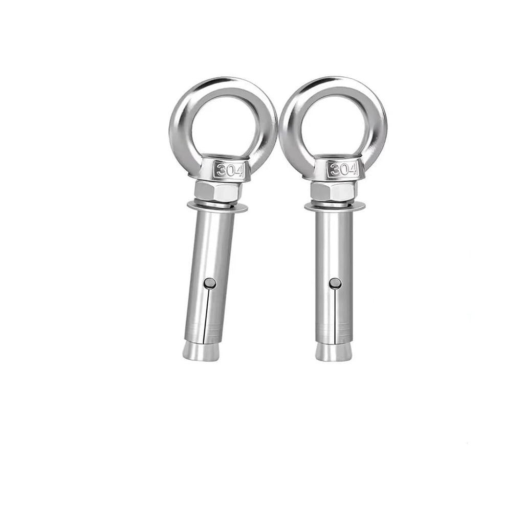 Anchor Bolts,Expansion Bolt, 304 Stainless Steel Sleeve Anchor Concrete Expansion Eye Bolt Installation Artiifact Hook Long Universal Ring Screws(M14,200mm)