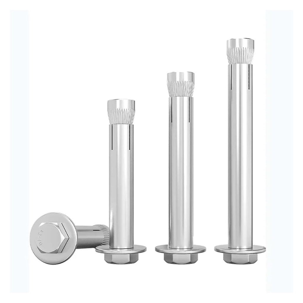 Anchor Bolts,Expansion Bolt, M6 - M12 Concrete Anchors Bolts Expansion Hook Bolt 304 Stainless Steel Screws Half-Tooth(150mm,M10 1PC)