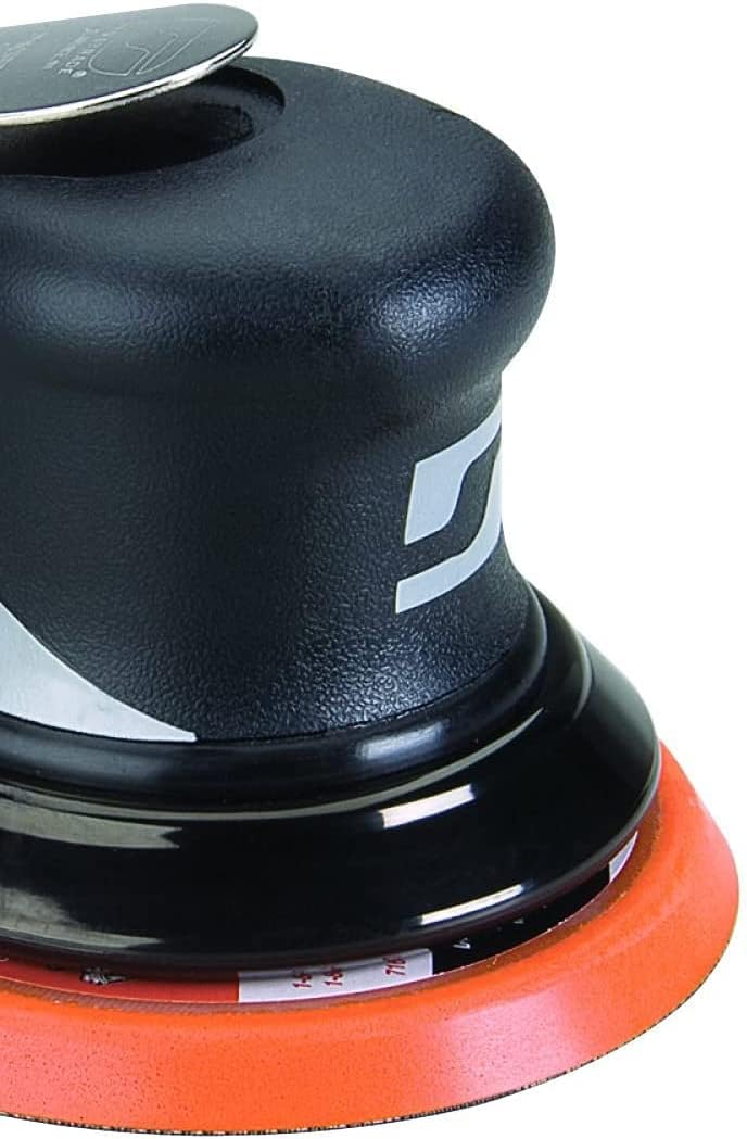 Dynabrade (56815) Dynorbital Supreme 5' (127 mm) Diameter Random Orbital Sander, Non-Vacuum | Proportionate 3/16' (5 mm) Diameter Orbit | 12000 RPM Pneumatic Motor