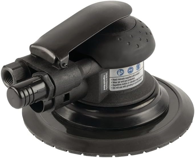 Ingersoll Rand 4151 Random Orbital Air Sander, 3/16' Orbit, 6' Vinyl Pad, 12,000 RPM, 0.2 HP